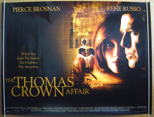 The Thomas Crown Affair  Original Quad Movie Poster  