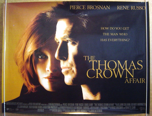 The Thomas Crown Affair  (Version 2)  Original Quad Movie Poster  