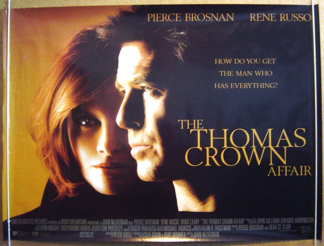 The Thomas Crown Affair  (Version 2)  Original Quad Movie Poster  