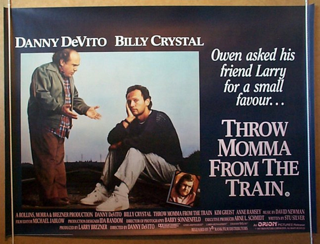 Throw Momma From The Train  Original Quad Movie Poster  