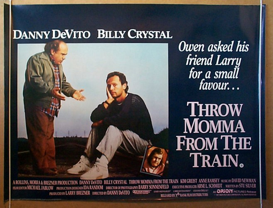 Throw Momma From The Train  Original Quad Movie Poster  