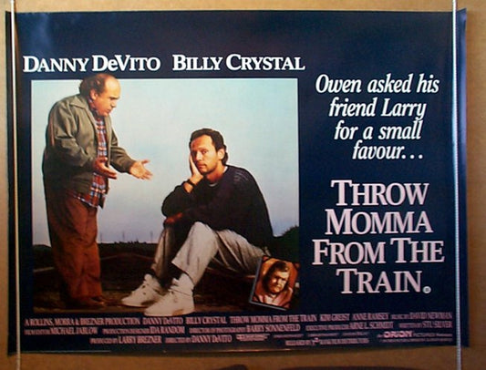 Throw Momma From The Train  Original Quad Movie Poster  