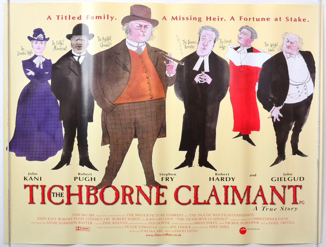 The Tichborne Claimant Original British Quad Poster - Movie Poster