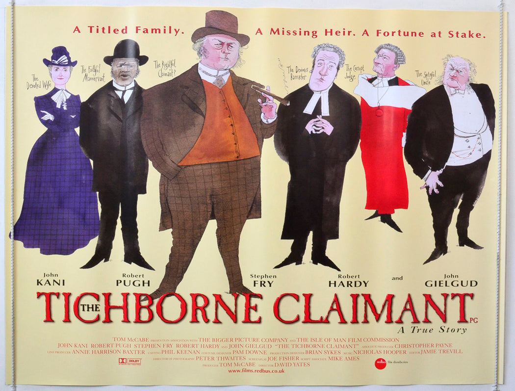 The Tichborne Claimant Original British Quad Poster - Movie Poster