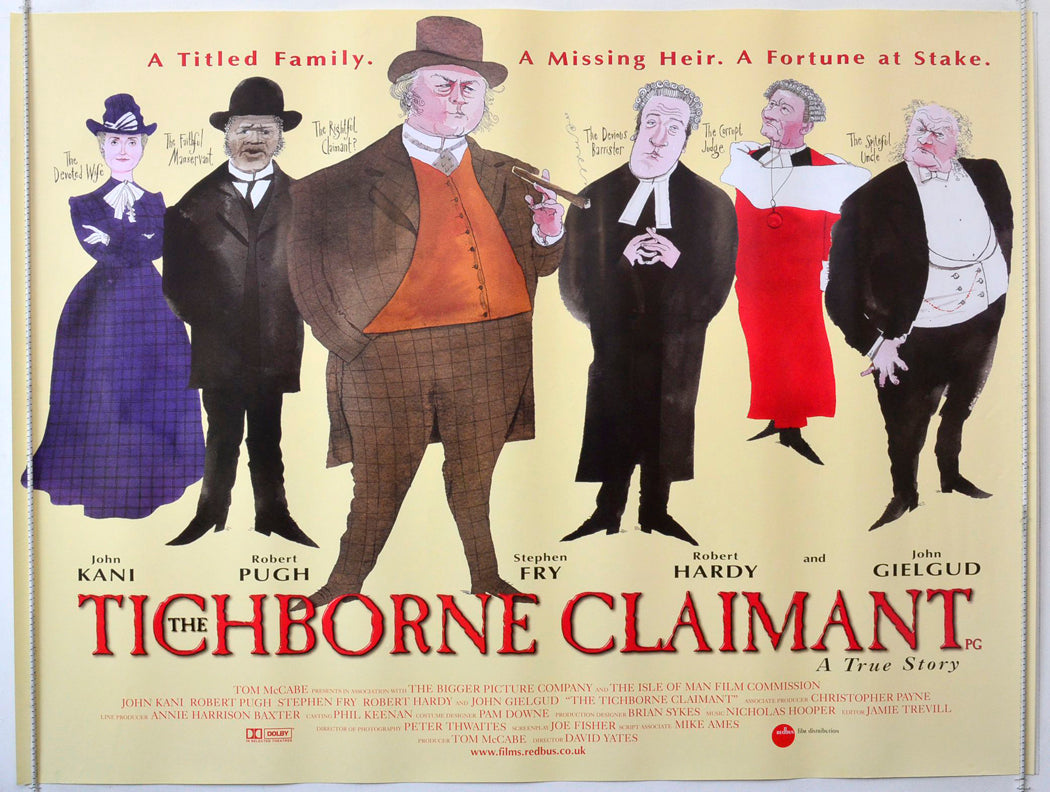 The Tichborne Claimant Original British Quad Poster - Movie Poster