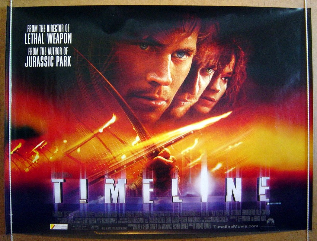 Timeline  Original Quad Movie Poster  