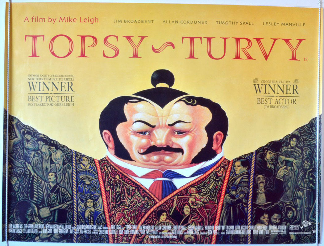 Topsy Turvy   Original British Quad Poster - Movie Poster