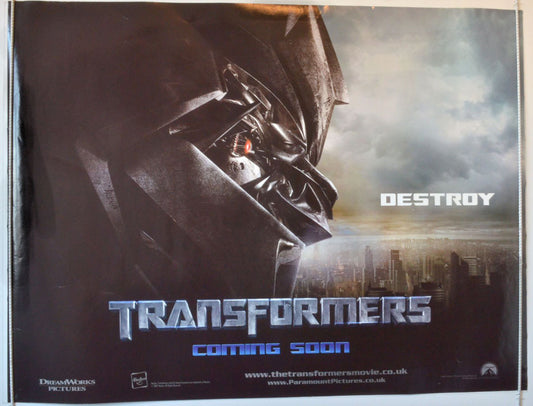 Transformers  (Teaser Version 2)   Original British Quad Poster - Movie Poster