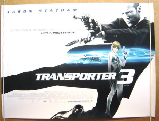 Transporter 3  Original Quad Movie Poster  