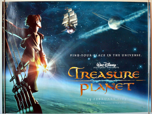 Treasure Planet  (Teaser / Advance Version)   Original British Quad Poster - Movie Poster