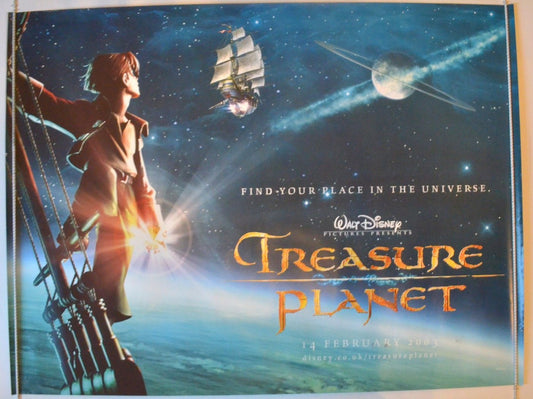 Treasure Planet  (Teaser / Advance Version)   Original British Quad Poster - Movie Poster