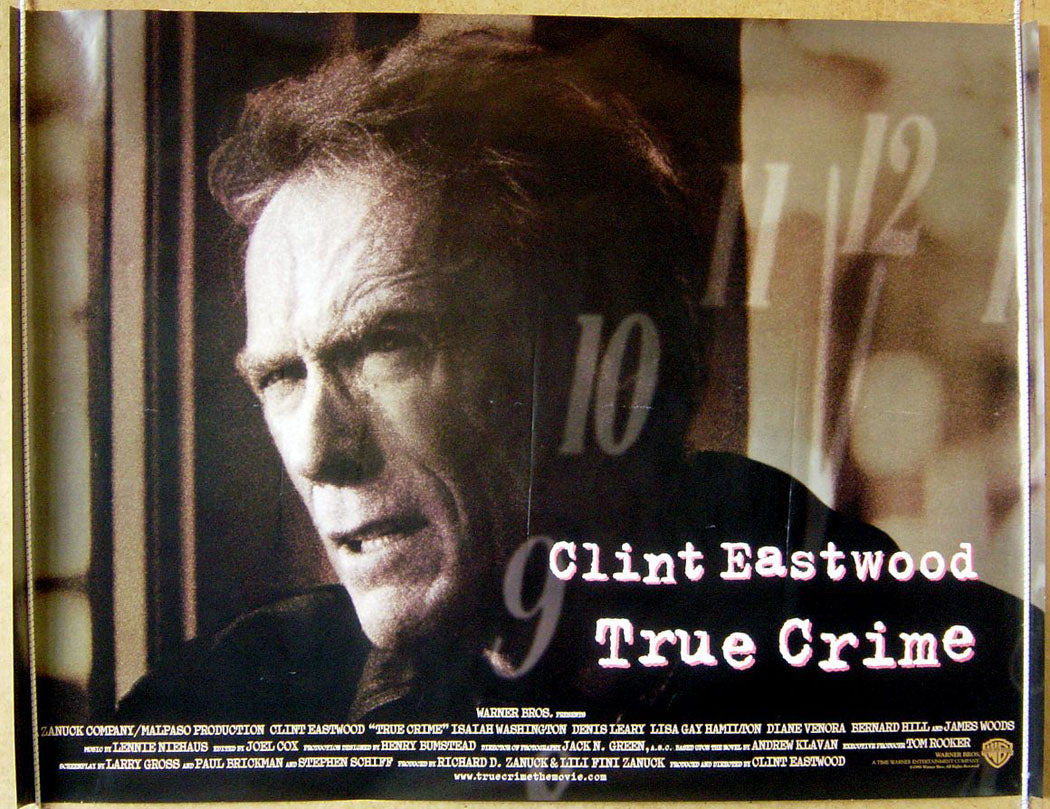 True Crime  Original Original Quad Movie Poster  