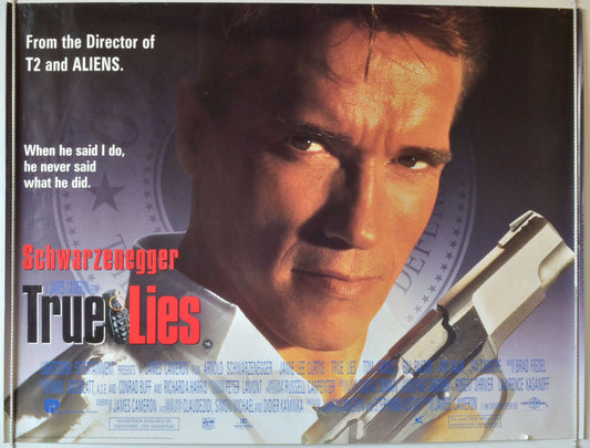 True Lies   Original British Quad Poster - Movie Poster