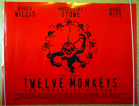 Twelve Monkeys  Original Quad Movie Poster  