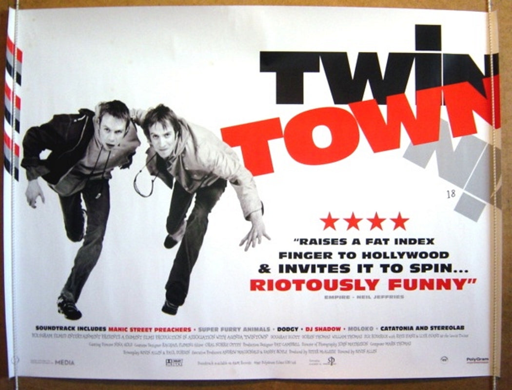 Twin Town  Original Quad Movie Poster  