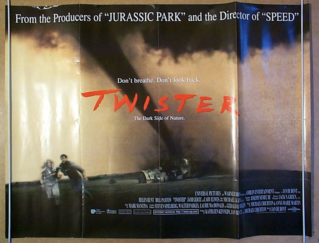 Twister  Original Quad Movie Poster  