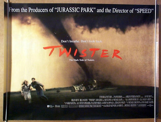 Twister  Original Quad Movie Poster  