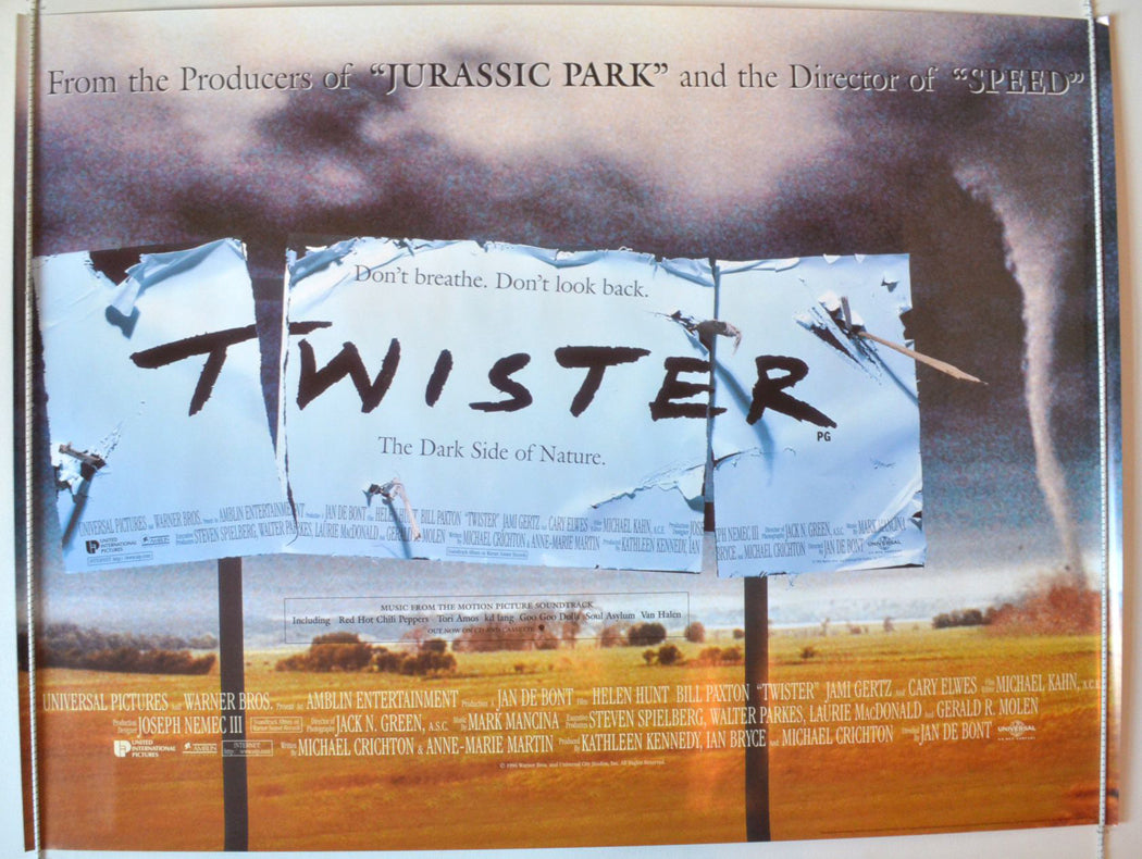 Twister  (Design 2)   Original British Quad Poster - Movie Poster