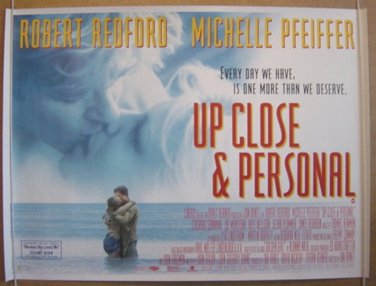 Up Close And Personal  Original Quad Movie Poster  