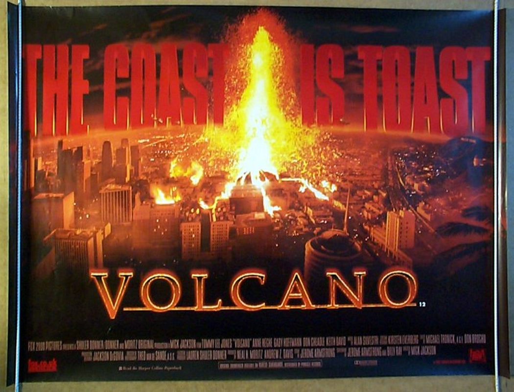 Volcano  Original Quad Movie Poster  