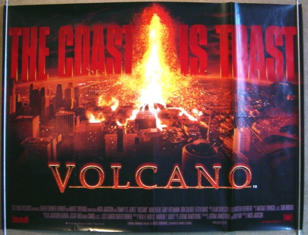 Volcano  Original Quad Movie Poster  