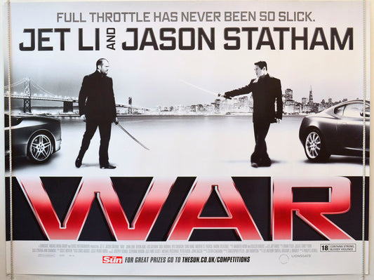 War Original British Quad Poster - Movie Poster