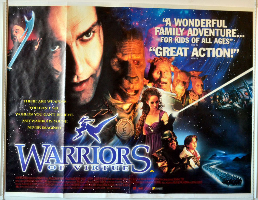 Warriors Of Virtue   Original British Quad Poster - Movie Poster