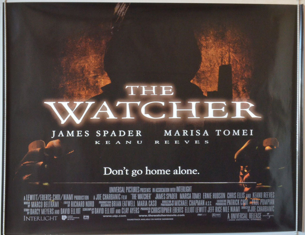 The Watcher   Original British Quad Poster - Movie Poster