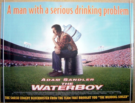 The Waterboy  Original Quad Movie Poster  