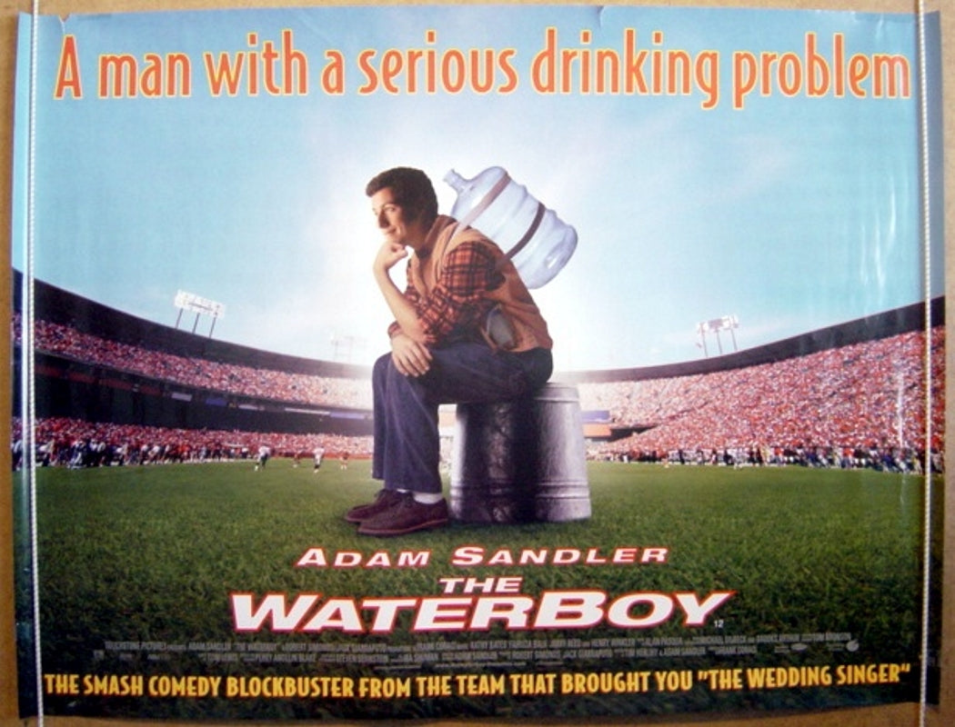 The Waterboy  Original Quad Movie Poster  