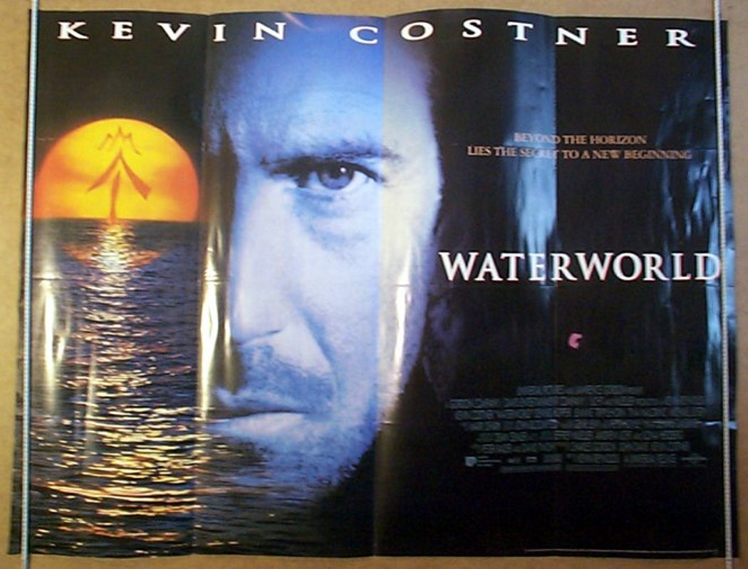 Waterworld  Original Quad Movie Poster  