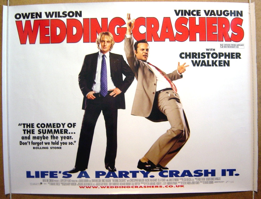 Wedding Crashers  Original Quad Movie Poster  