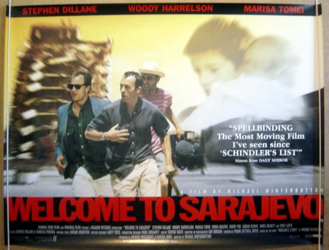 Welcome To Sarajevo  Original Quad Movie Poster  