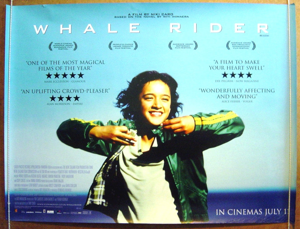 Whale Rider  Original Quad Movie Poster  