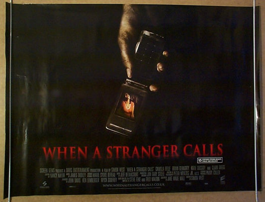 When A Stranger Calls  Original Quad Movie Poster  