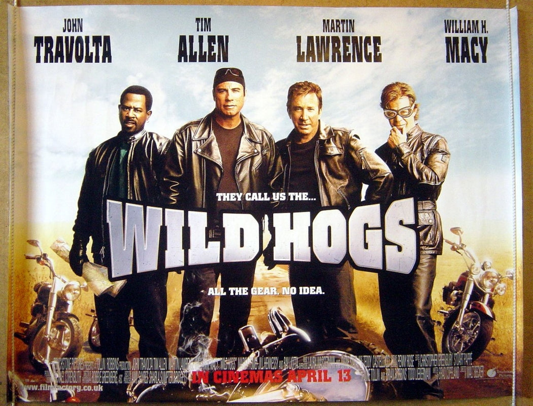 Wild Hogs  Original Quad Movie Poster  