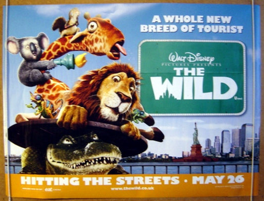 The Wild  Original Quad Movie Poster  