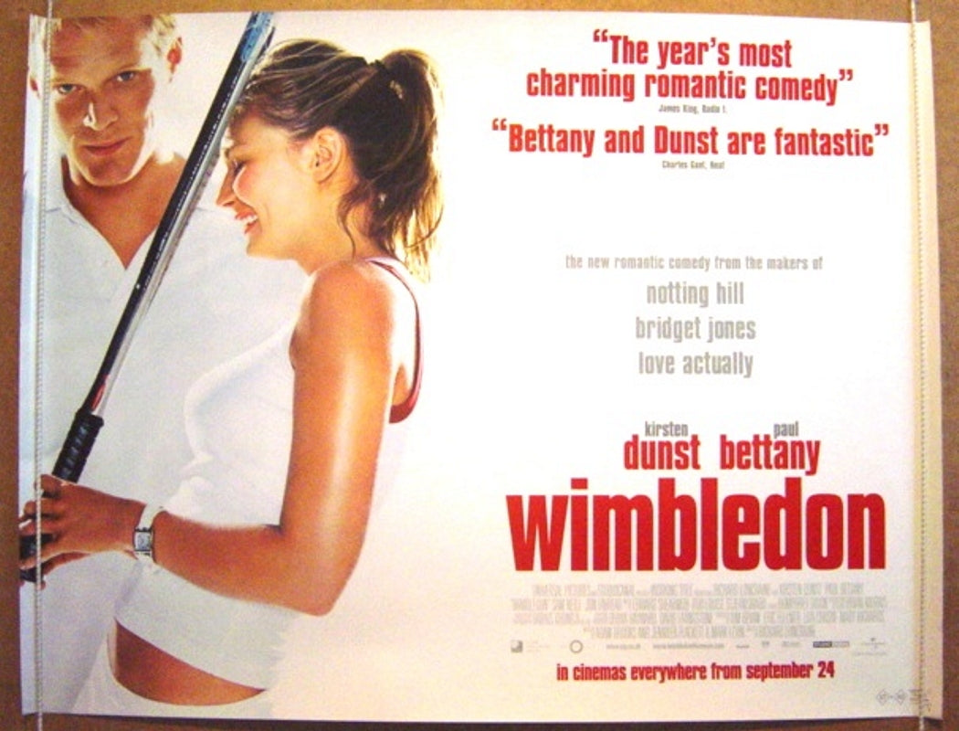 Wimbledon  Original Quad Movie Poster  