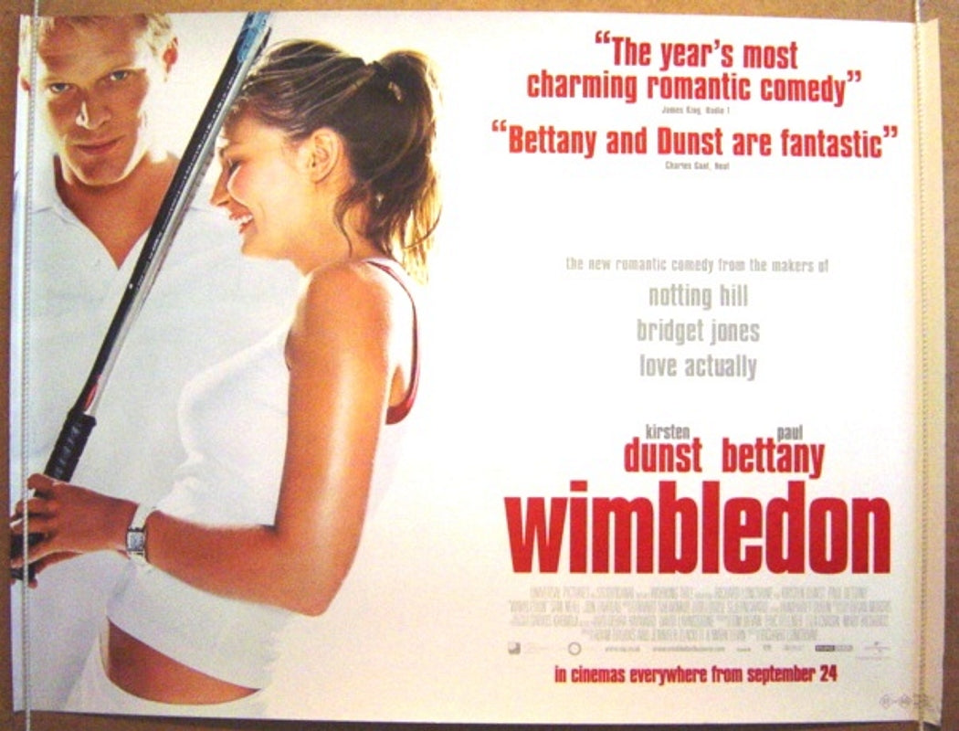 Wimbledon  Original Quad Movie Poster  