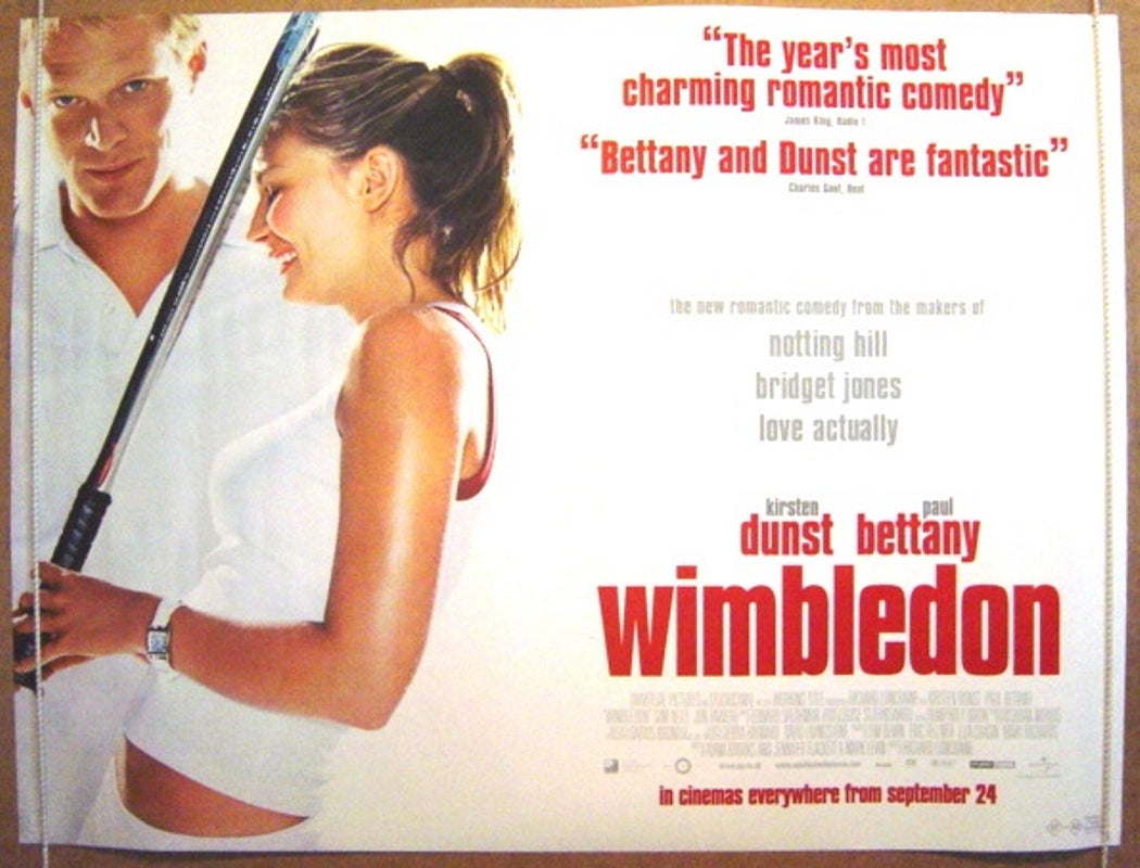 Wimbledon  Original Quad Movie Poster  