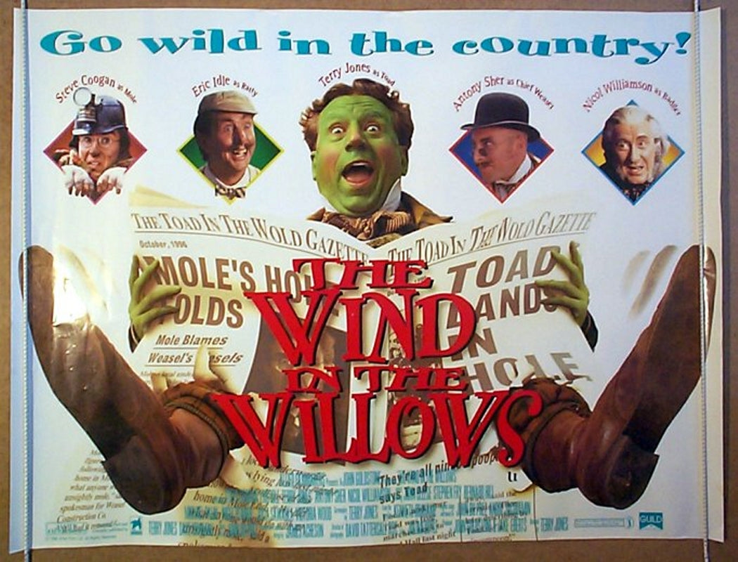 The Wind In The Willows  Original Quad Movie Poster  