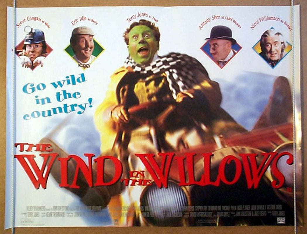 The Wind In The Willows  (Version 2)  Original Quad Movie Poster  