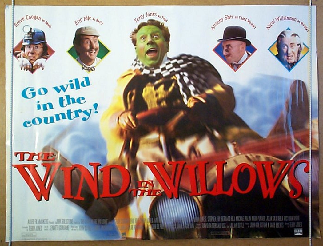 The Wind In The Willows  (Version 2)  Original Quad Movie Poster  