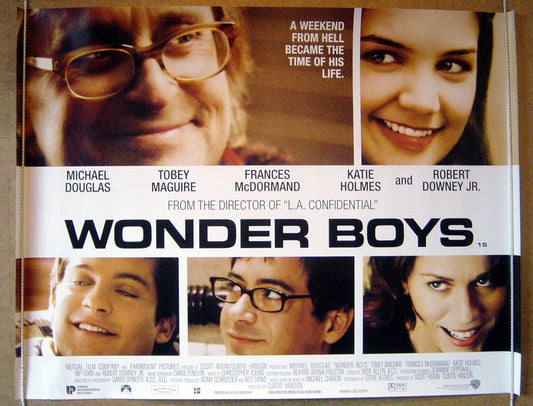 Wonder Boys  Original Quad Movie Poster  