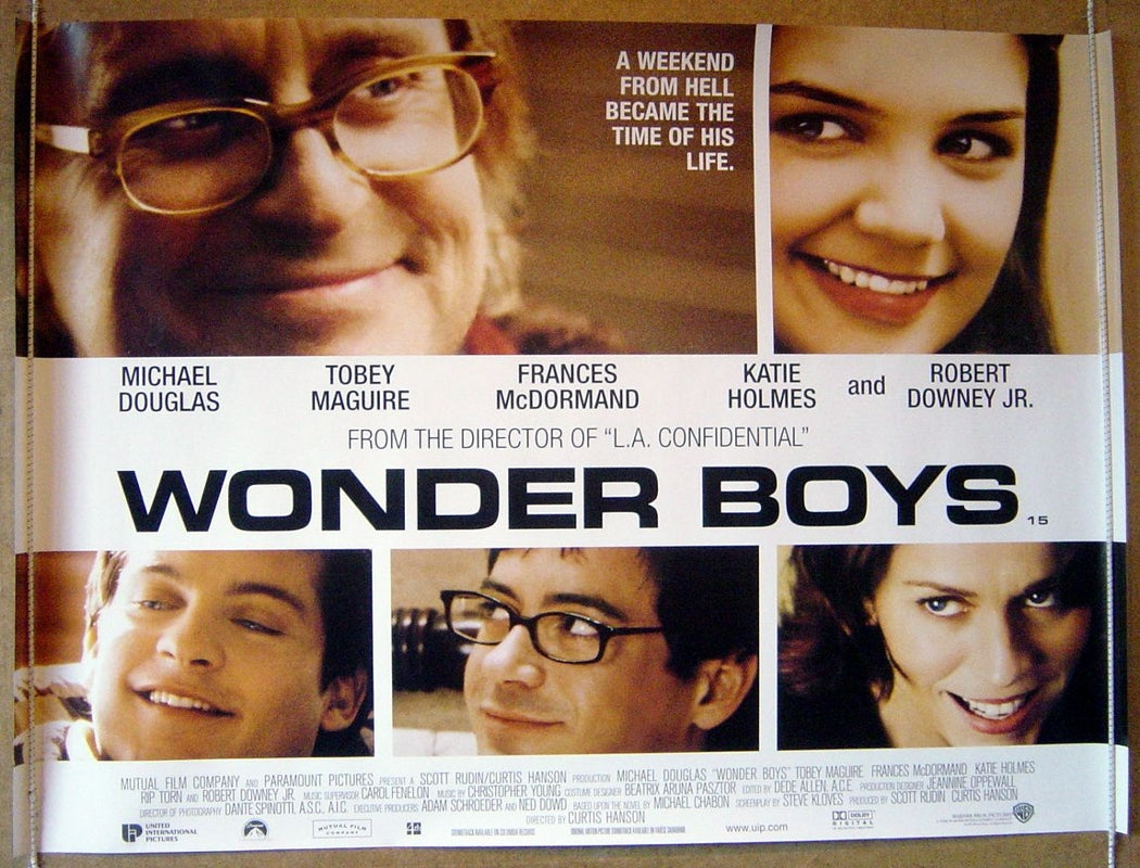 Wonder Boys  Original Quad Movie Poster  