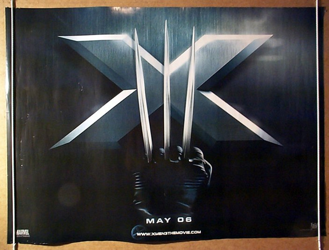 X-Men 3  (Teaser)  Original Quad Movie Poster  