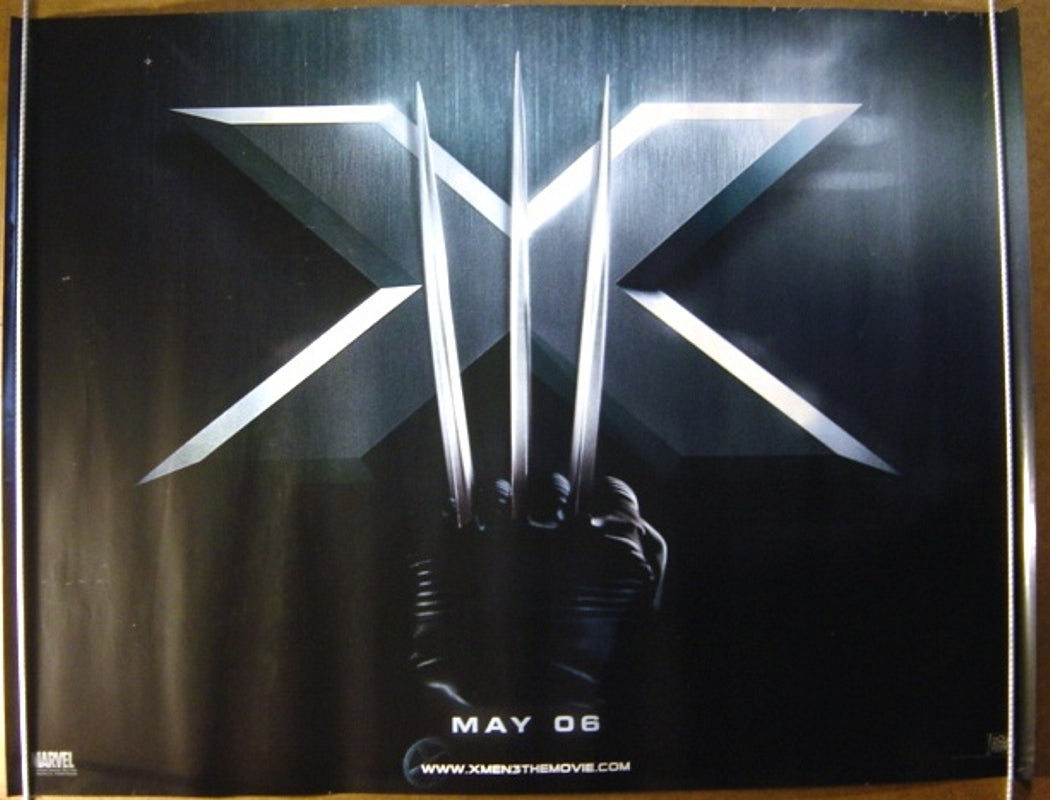 X-Men 3  (Teaser)  Original Quad Movie Poster  