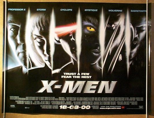 X-Men  Original Quad Movie Poster  