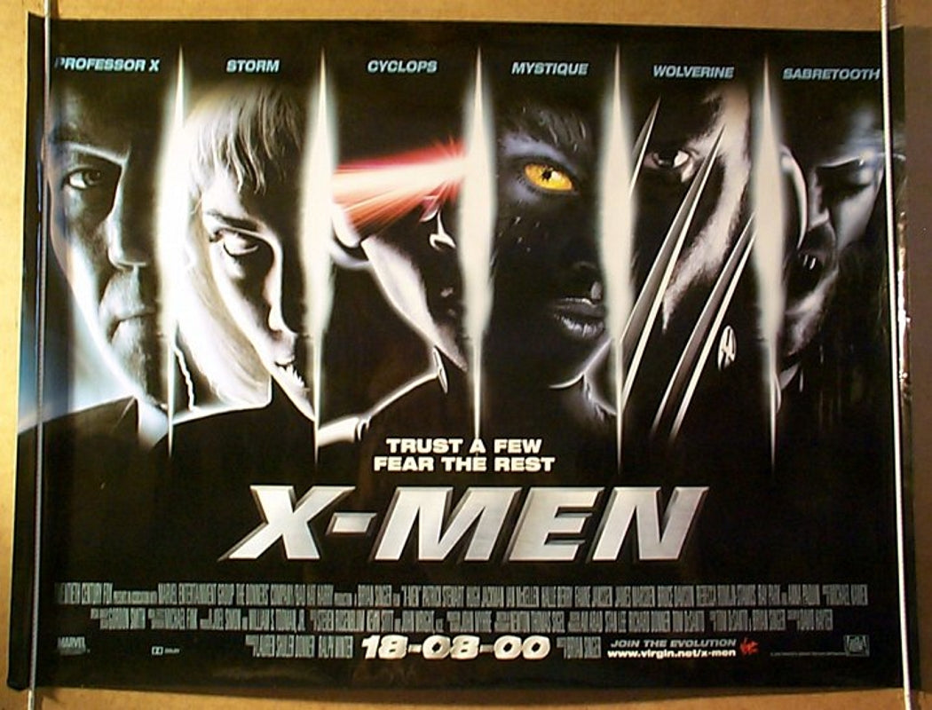 X-Men  Original Quad Movie Poster  