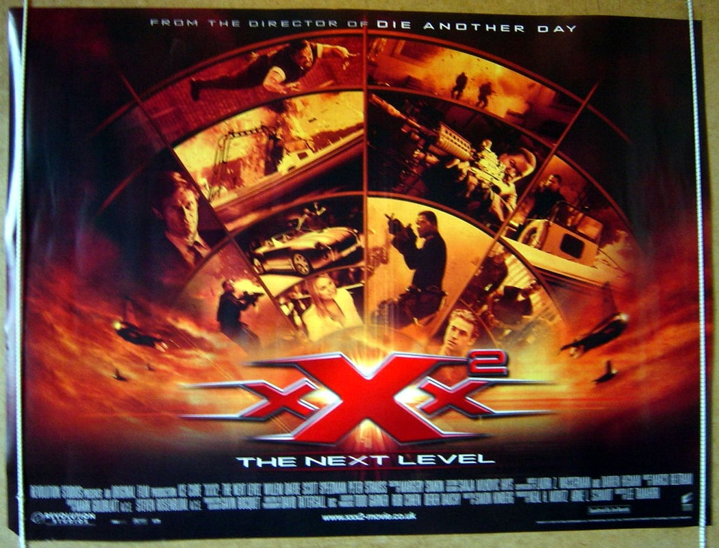 XXX 2 : The Next Level  Original Quad Movie Poster  